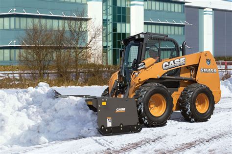 case skid steer snow blower|case snow removal service.